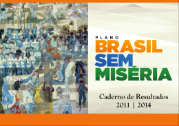[Caderno] Resultados do Plano Brasil Sem Miséria