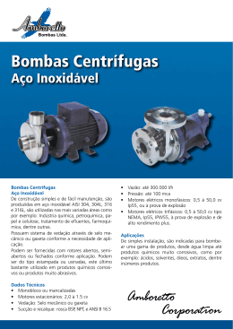 Bombas Centrífugas - Amboretto Bombas Ltda.