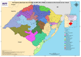 Mapa de Abrangência Municipal das Unidades (PR e PRMs)