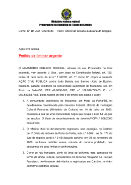 Ministério Público Federal contra João Batista dos Santos