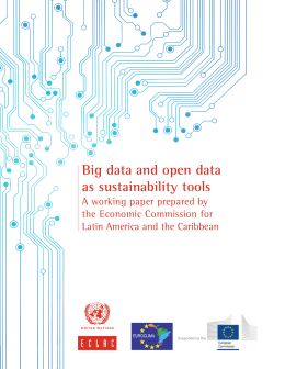 Big data and open data as sustainability tools