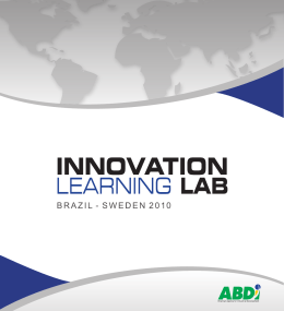 1st Brazil-Sweden Innovation Learning Laboratory