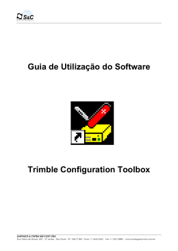 Guia de Utilização do Configuration Toolbox