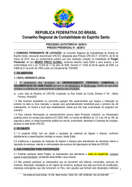 REPUBLICA FEDERATIVA DO BRASIL Conselho - CRC-ES