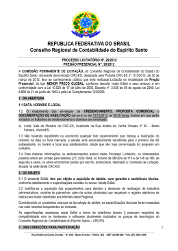 REPUBLICA FEDERATIVA DO BRASIL Conselho - CRC-ES