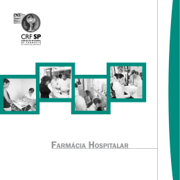 Cartilha da Comissão de Farmácia Hospitalar - CRF-SP