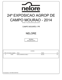 Catálogo - 24ª EXPOSICAO AGROP DE CAMPO MOURAO
