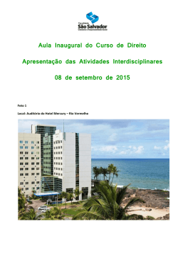 Book em PDF - Faculdade São Salvador