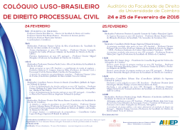 colóquio luso -brasileiro de direito processual civil
