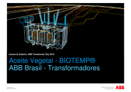 Aceite Vegetal - BIOTEMP® ABB Brasil