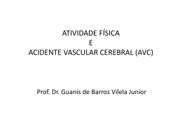 atividade física e acidente vascular cerebral (avc)