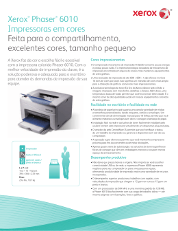 Xerox® Phaser® 6010 Impressoras em cores Feita para