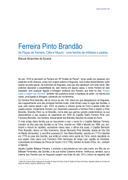 Ferreira Pinto Brandão, de Paços de Ferreira, Cête e Mouriz