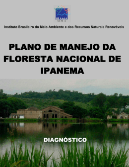 plano de manejo da floresta nacional de ipanema
