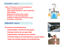 AulaTeo04 2014-2015 - processos termodinâmicos