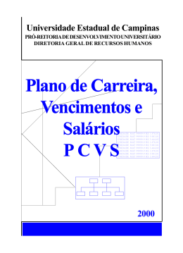 PCVS - DGRH/Unicamp