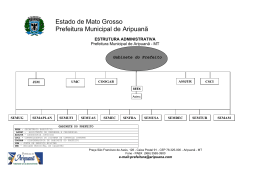 Estado de Mato Grosso Prefeitura Municipal de Aripuanã