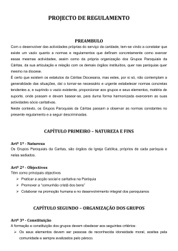 proposta - Cáritas Portuguesa