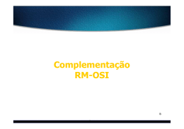 Complementação RM-OSI