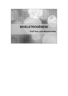 Bioeletrogênese