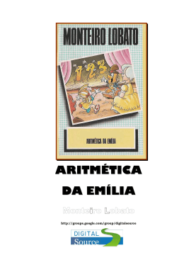 Monteiro Lobato - Aritmética da Emília (rev)