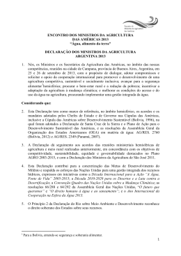 Declaração Argentina 2013