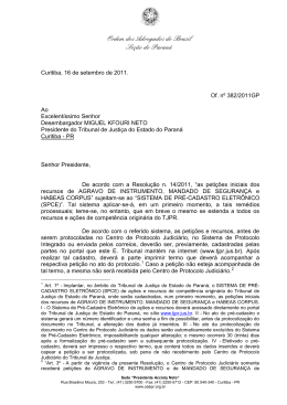 Ordem dos Advogados do Brasil Seção do Paraná