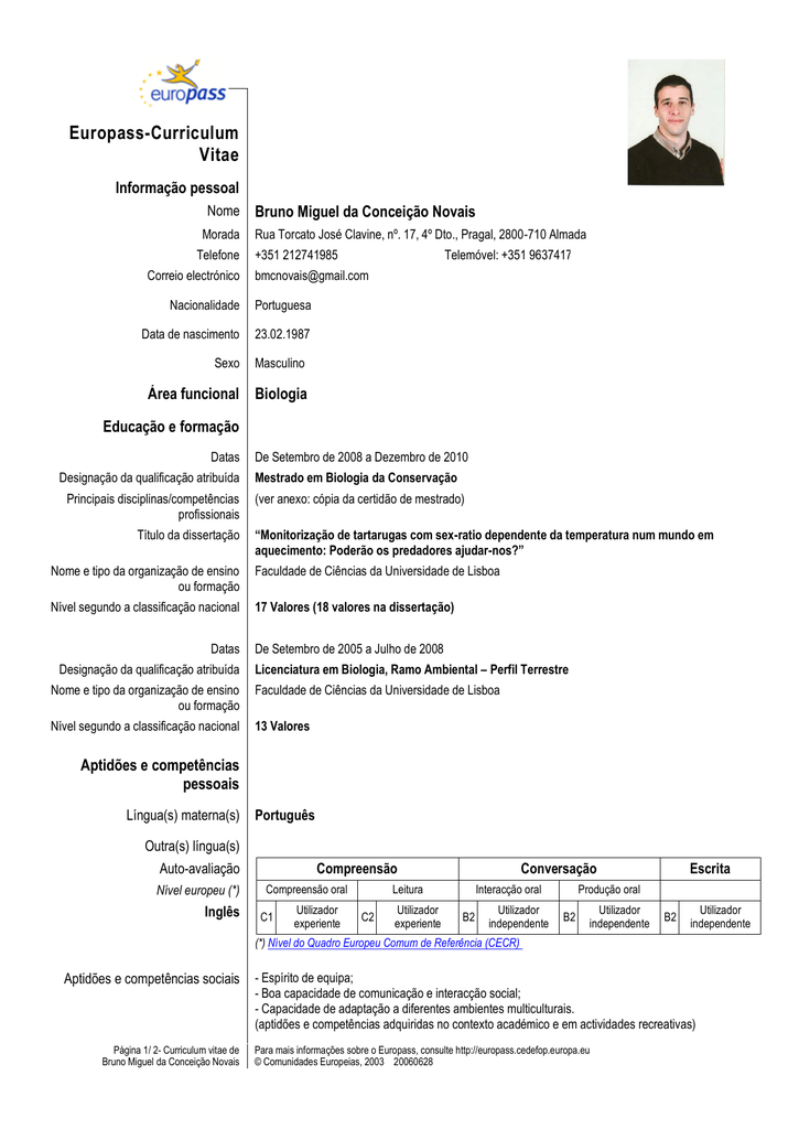 Europass-Curriculum Vitae