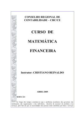 Matemática Financeira - CRC-CE