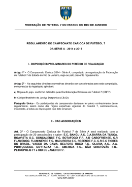 Regulamento Campeonato Carioca 2014_2015_FF7ERJ