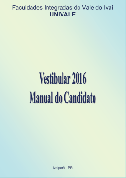 Visualizar Manual do Candidato