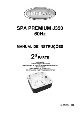 SPA PREMIUM J350 60Hz - Spas, Ofurôs e Banheiras de