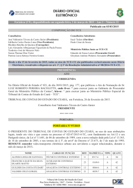 Portaria 97/2015 - Tribunal de Contas do Estado do Ceará