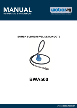BWA500_Peças