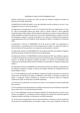 PORTARIA Nº 1.600, DE 30 DE SETEMBRO DE 2015 - CIB-RJ