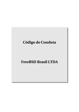 Código de Conduta FreeBSD Brasil LTDA
