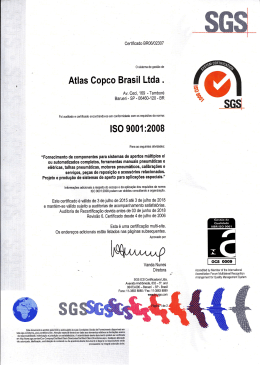 Atlas Gopco Brasil Ltda ,