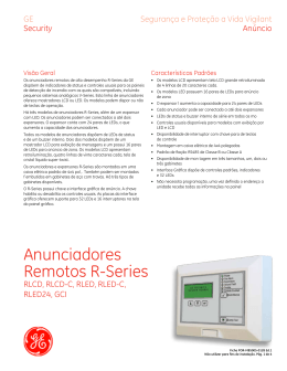 R-Series Remote Annunciators - Centry Sistemas de Seguridad