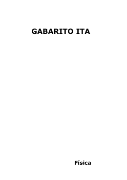 GABARITO ITA - Sistema Elite