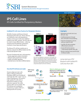 iPS Cell Lines - System Biosciences