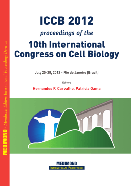 ICCB 2012 - Monduzzi Editore - International Proceedings Division