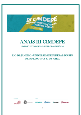 Anais III CIMDEPE- Eixo 3-4