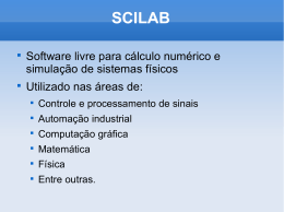 Aula sobre o SciLab