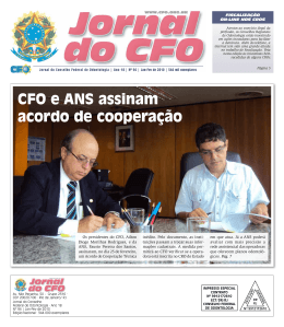 CFO e ANS assinam acordo de cooperação