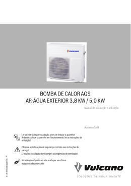 BOMBA DE CALOR AQS AR-ÁGUA EXTERIOR 3,8 KW / 5,0