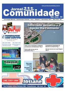 Novembro/2011 - Jornal Comunidade SJ
