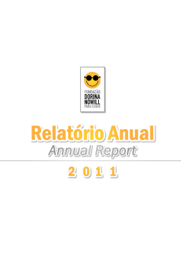 Relatório Anual 2011 - versão PDF13 MB