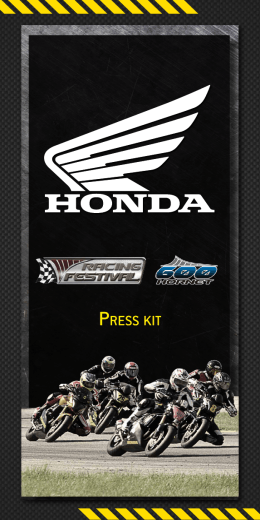Press kit - Equipe Honda