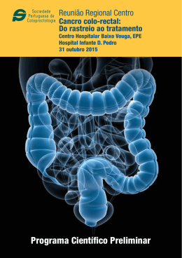Programa Científico - Sociedade Portuguesa de Coloproctologia