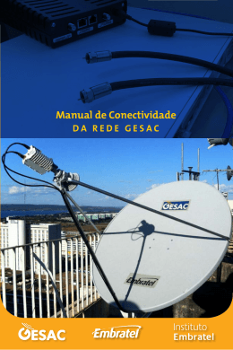Manual de conectividade da rede gesac - PDF